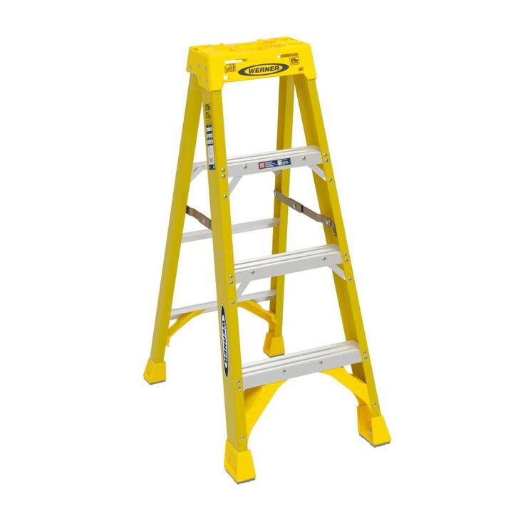 Werner Type IAA Fiberglass Step Ladder 6304, large image number 0