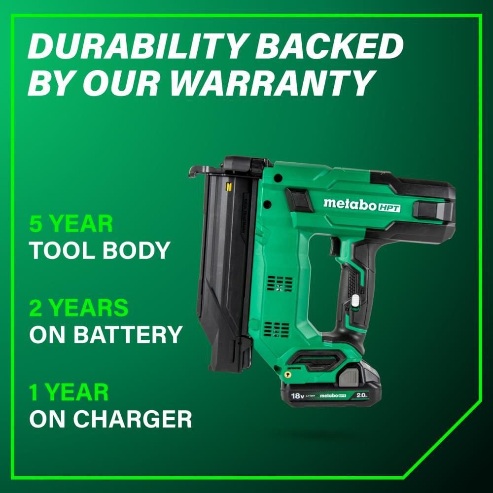 Metabo HPT 18V MultiVolt 18-Gauge Compact Brad Nailer Kit, large image number 4