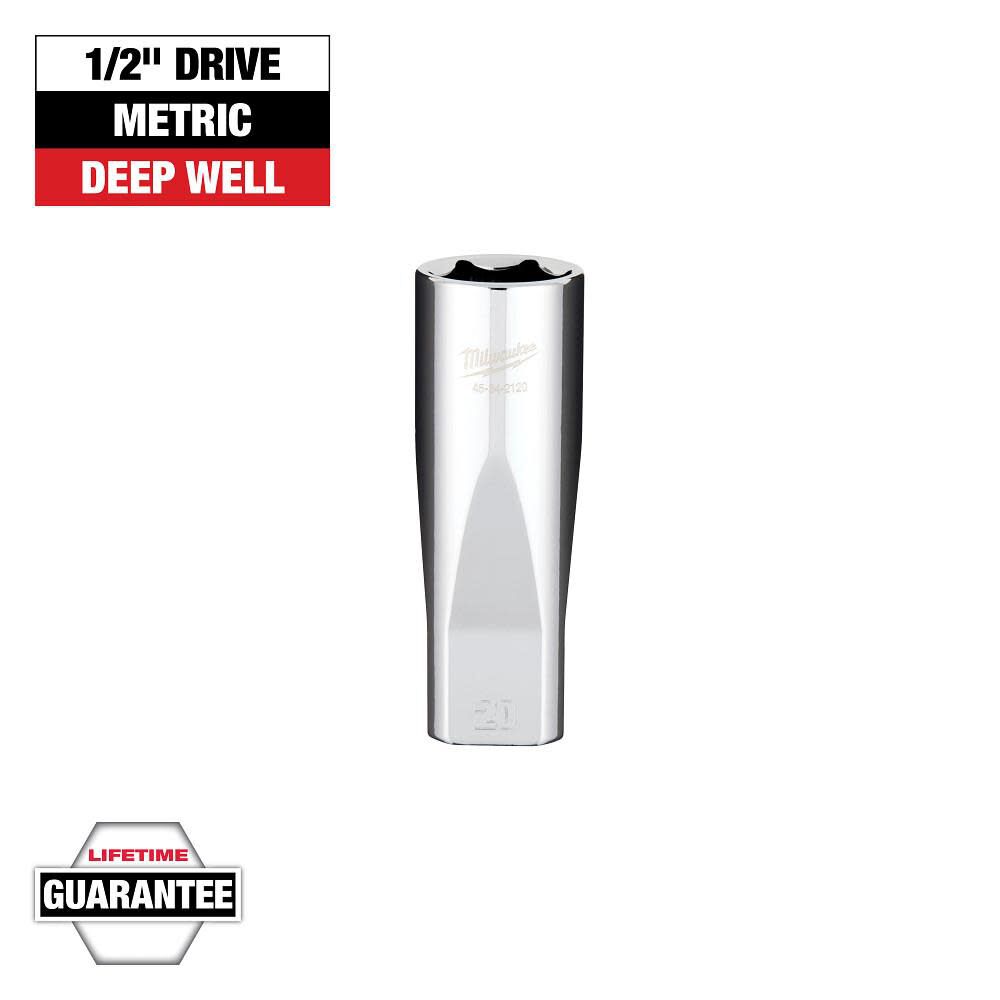 Milwaukee 1/2in Drive 20mm Deep Socket, large image number 9