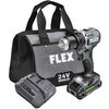 FLEX 24V Cordless 1/2 Inch 2 Speed Compact Drill Driver Kit, small image number 1