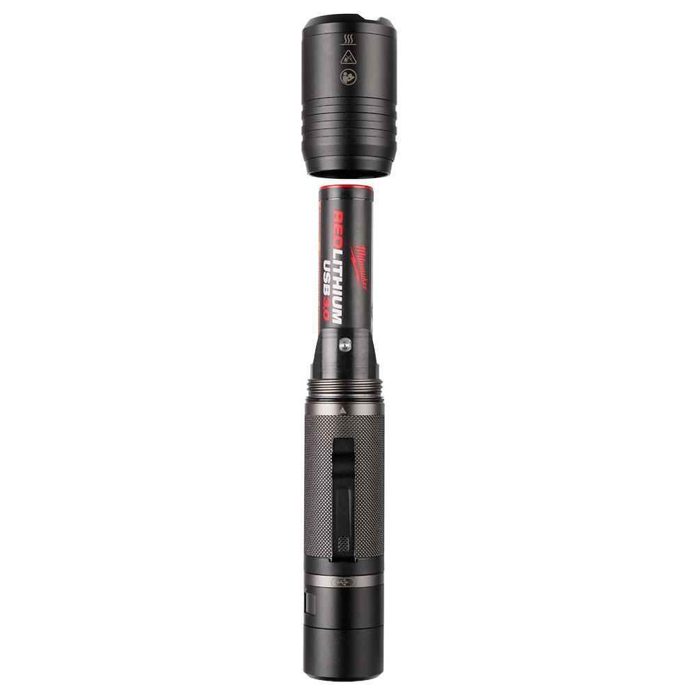 Milwaukee REDLITHIUM USB Flashlight Kit 2000 Lumen Slide Focus, large image number 12