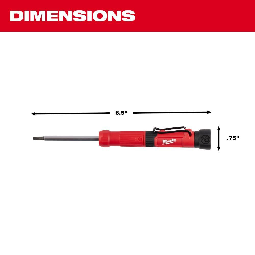 Milwaukee 4-in-1 Pocket Precision Multi-Bit Screwdriver, large image number 4