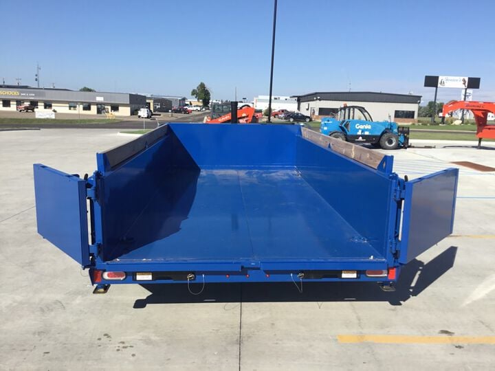 Diamond C LPT 14 Ft Heavy Duty Telescopic Dump Trailer, large image number 7