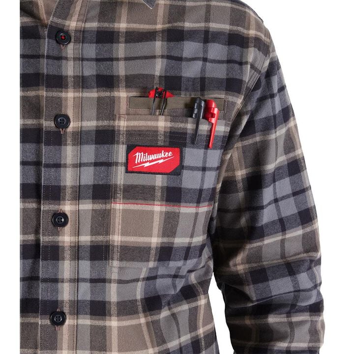 Milwaukee GRIDIRON Flannel Shirt, large image number 8