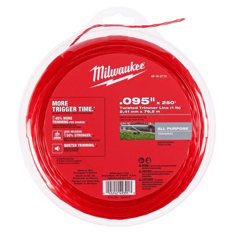 Milwaukee .095 in. x 250 Ft. Trimmer Line, large image number 1