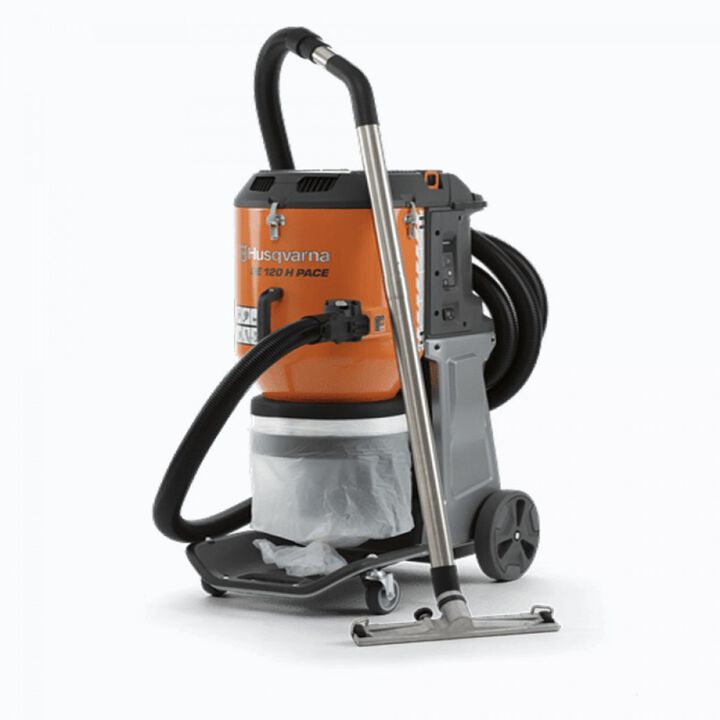 Husqvarna Construction DE120H HEPA Battery Powered Dust Extractor, 241 CFM, 3 HP