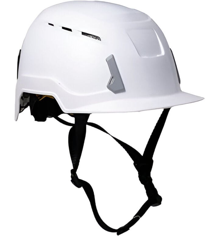 SECURIS Type II Class E Construction Grade Front-Brim Hard Hat White, large image number 1