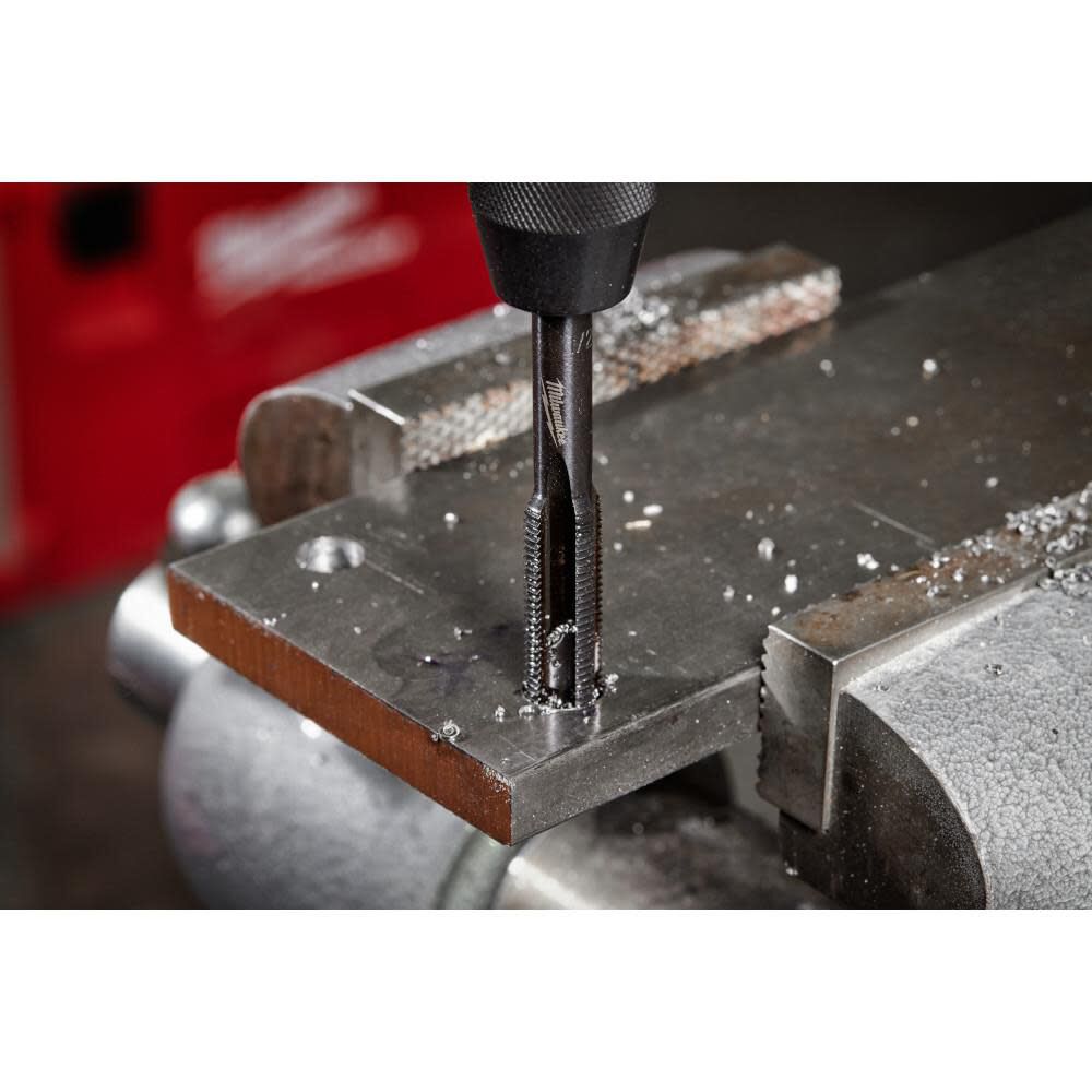 Milwaukee M8-1.25 mm Straight Flute Plug Tap & H Drill Bit, large image number 7