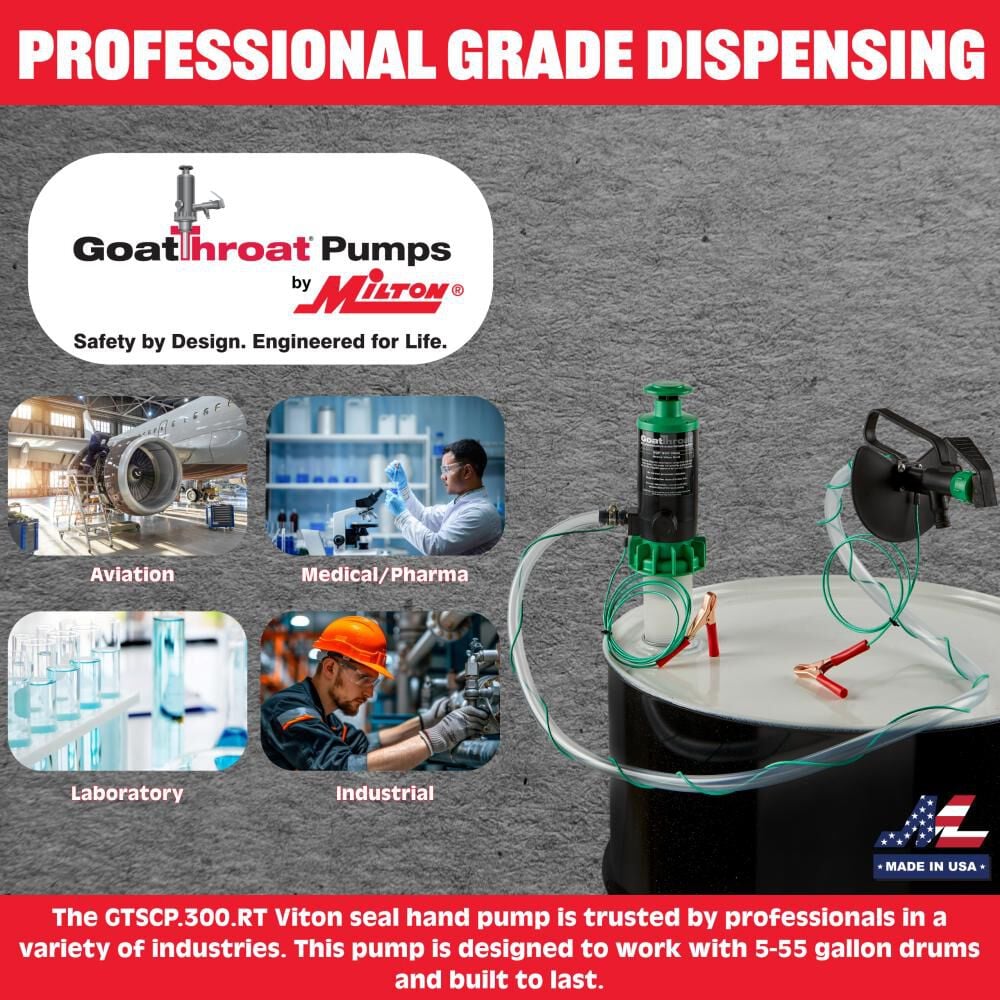 Milton GoatThroat Groundable Viton Pump and Tap, large image number 7