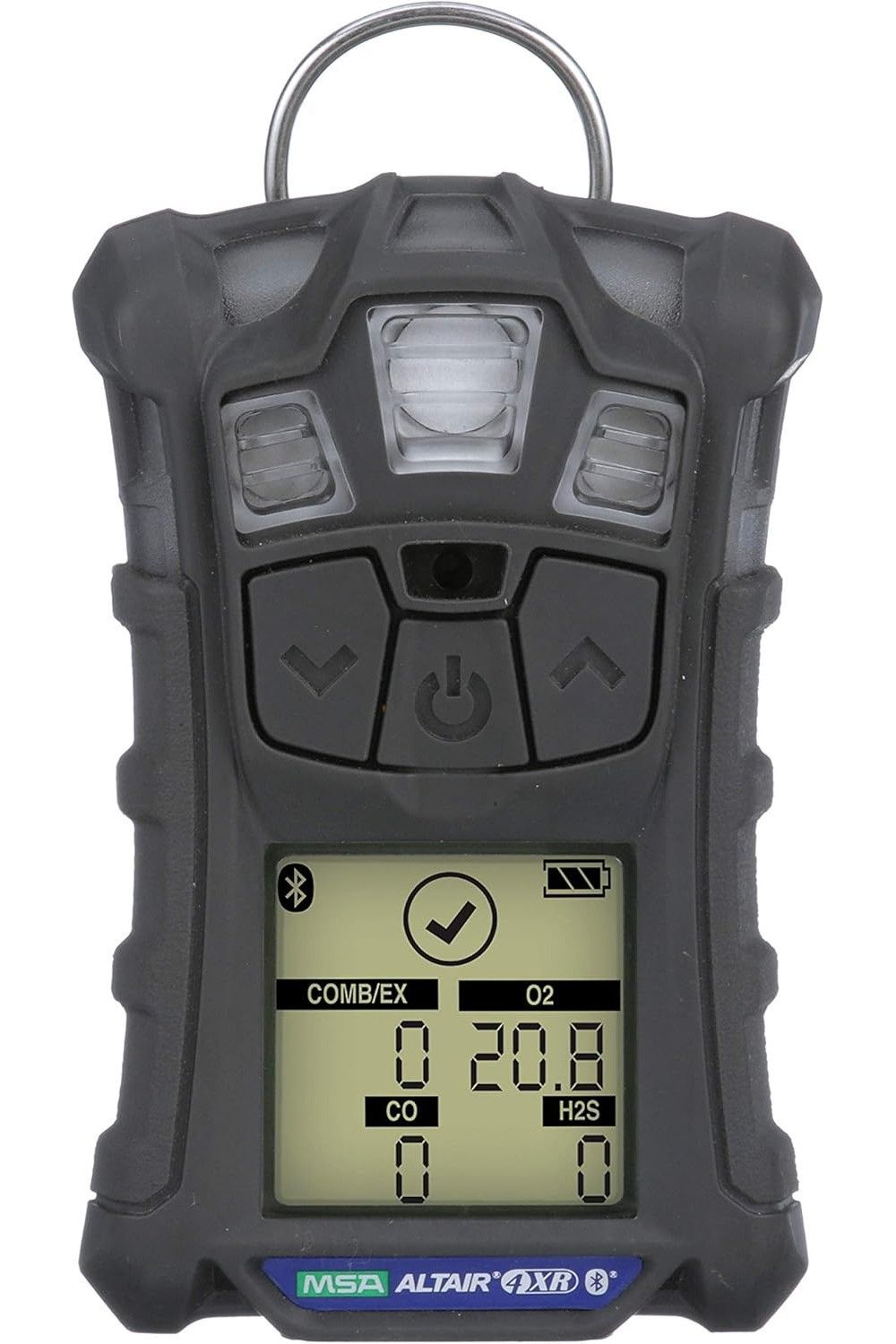 MSA Safety Works ALTAIR 4XR Multigas Detector for LEL, O2, H2S & CO, Charcoal Gray, large image number 1