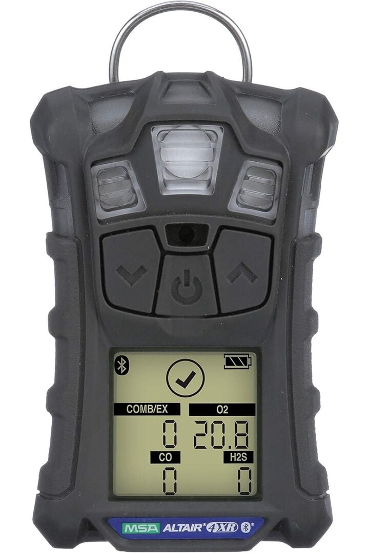 MSA Safety Works ALTAIR 4XR Multigas Detector for LEL, O2, H2S & CO, Charcoal Gray