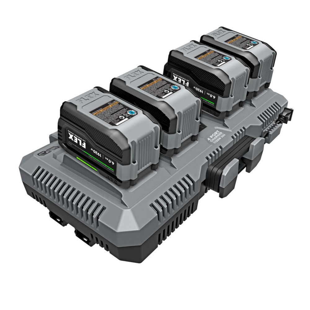 FLEX STACK PACK 24V Rapid Battery Charger 4 Port, large image number 4