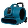 Xpower 1/2 HP Air Mover with Telescopic Handle & Wheels & Carpet Clamp, small image number 3