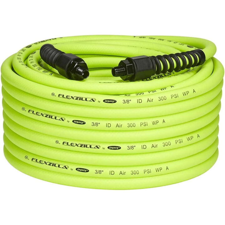 Flexzilla 3/8 Inch x 100ft ZillaGreen Repairable Air Hose