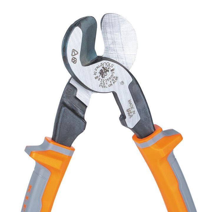Klein Tools 9 in Insulated High-Leverage Cable Cutter, large image number 6