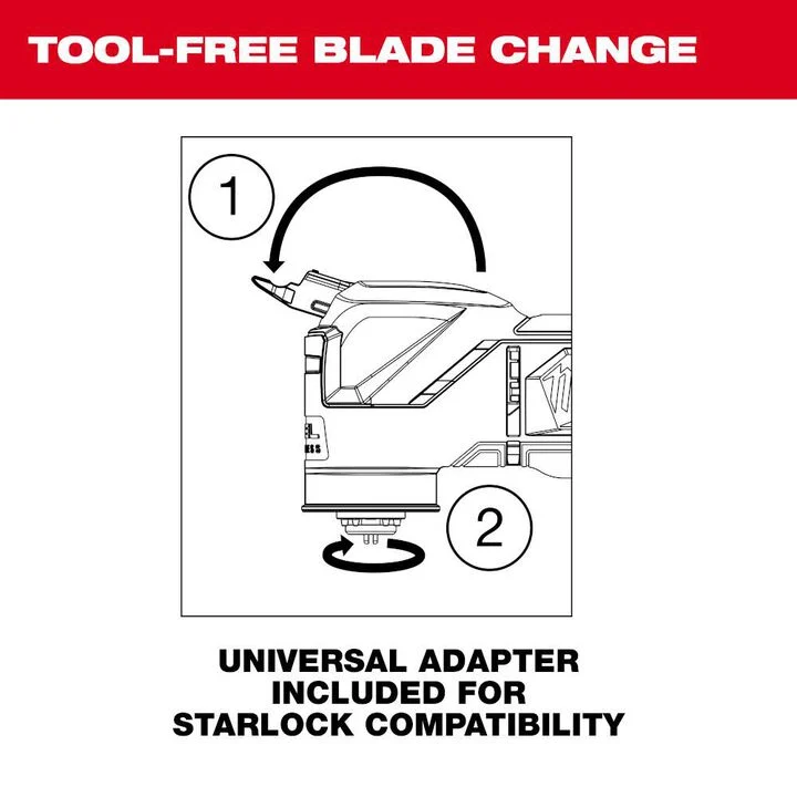 Milwaukee M12 FUEL Oscillating Multi-Tool (Bare Tool), large image number 7