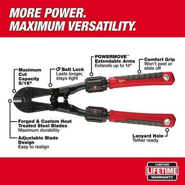 Milwaukee 14 in. Adaptable Bolt Cutter with POWERMOVE, large image number 1