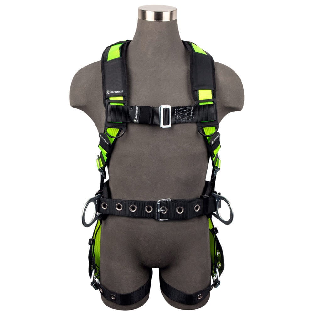 Safewaze PRO Construction Harness: 3D, MB Chest, TB Legs, large image number 1