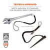 Ergodyne 3105 Standard Black Economy Single Carabiner Lanyard 100pk, small image number 3