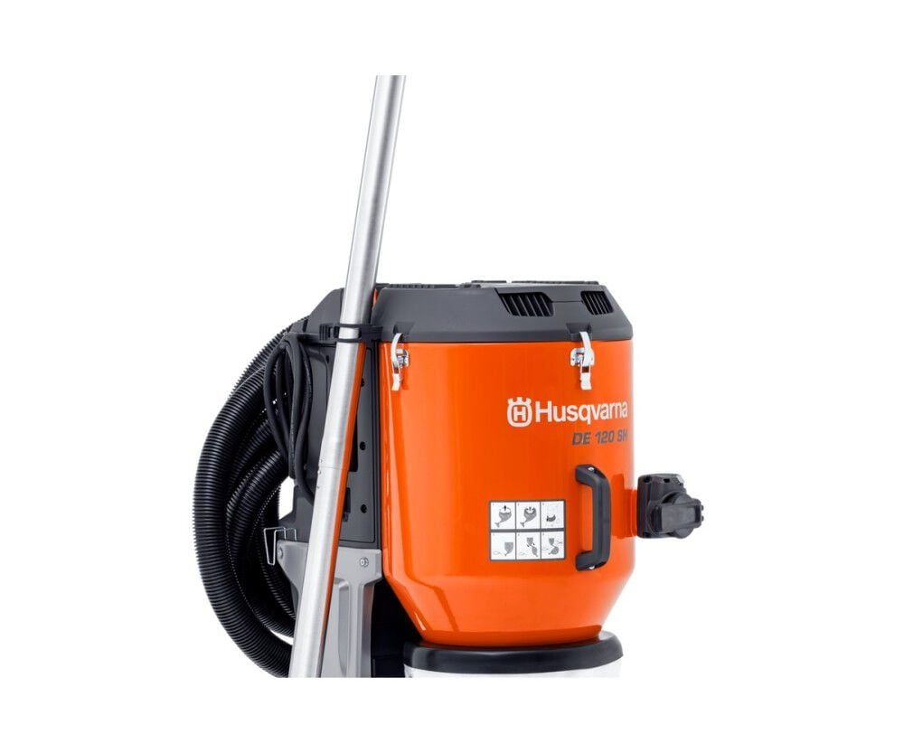 Husqvarna Construction DE 120 SH 2.45HP 253 CFM H-Class Extractor Reconditioned, large image number 8