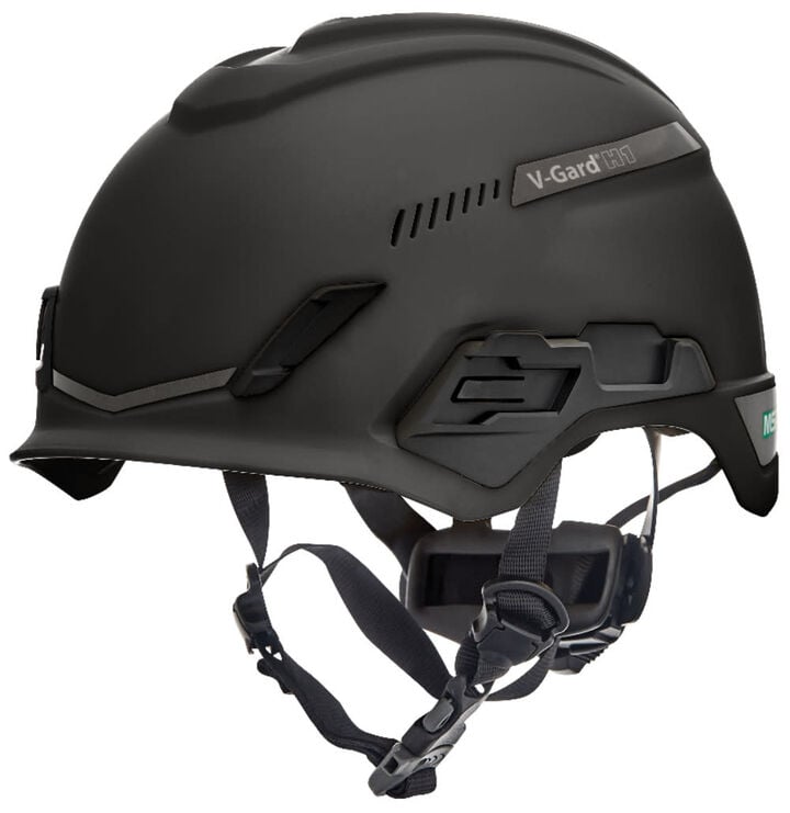 MSA Safety Works V Gard H1 Safety Helmet Trivent Black Fas Trac III Pivot
