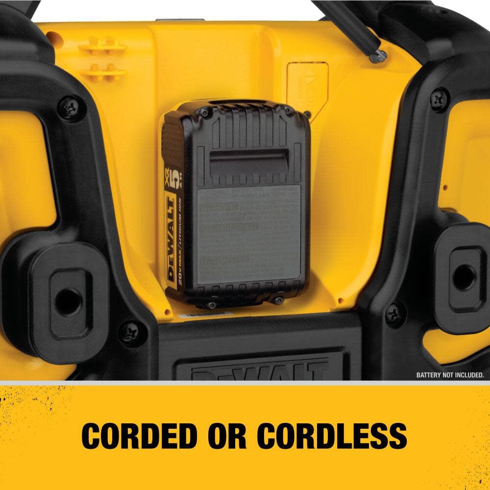 DEWALT 12V/20V/60V BLUETOOTH CHARGER RADIO, large image number 2