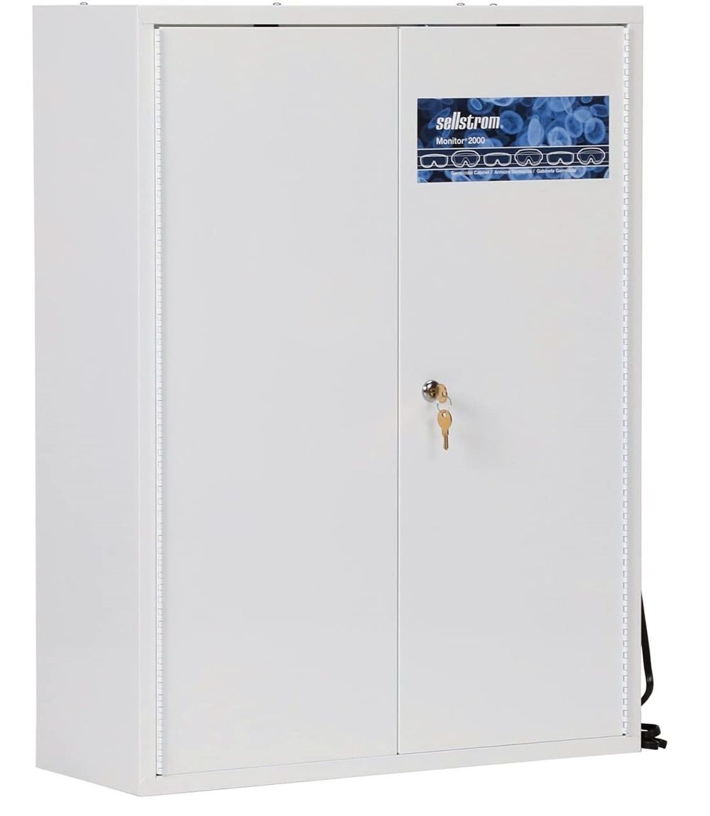 Sellstrom Monitor 2000 Germicidal Eyewear Cabinet White, large image number 6