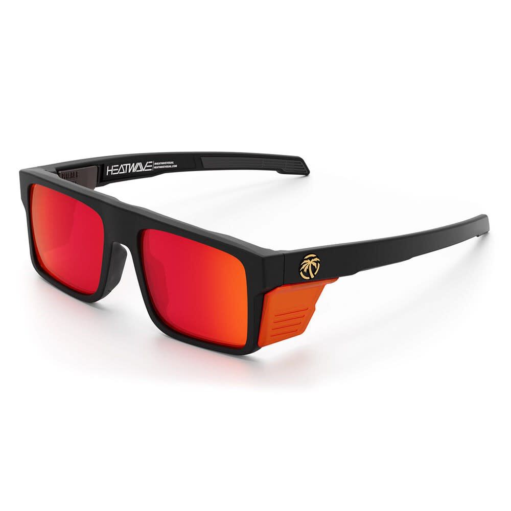 Heat Wave Performance Rayth Z87+ Sunglasses Black Frame Firestorm Lens, large image number 1