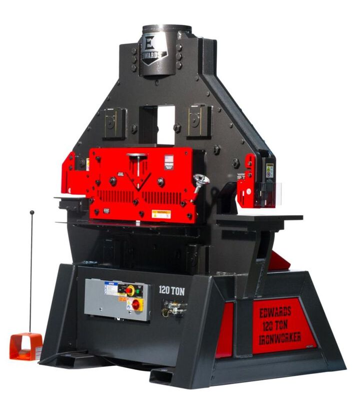 Edwards 120 Ton Ironworker 3 Phase 208v with PowerLink System, large image number 2