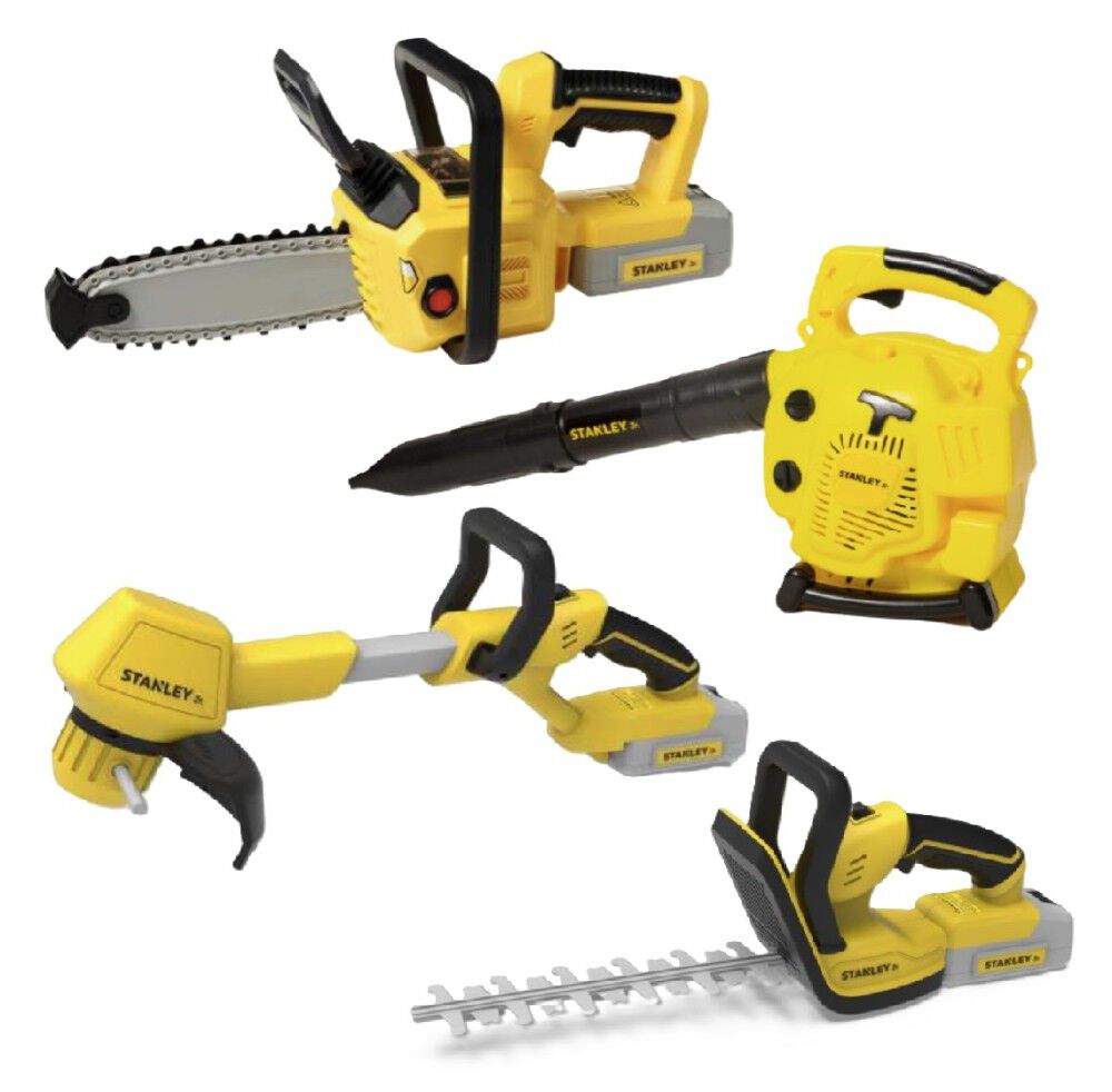 Stanley Jr Kids Battery-Powered Outdoor Power Equipment Bundle, large image number 1