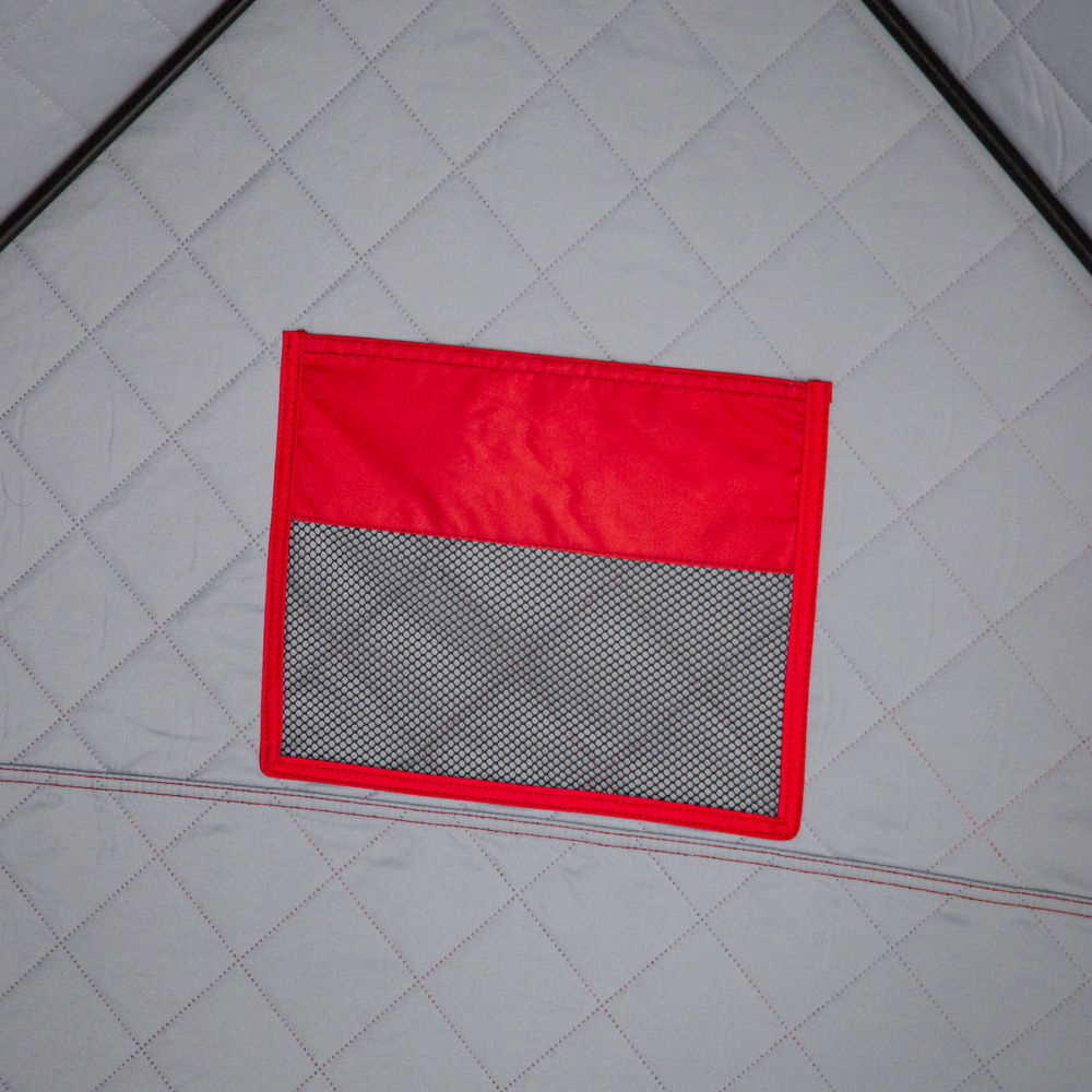 Eskimo QuickFish 3HD, Pop-Up Portable Shelter, No-Trip Door, Red/Black, Three Person, large image number 7