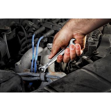 Milwaukee 15pc Ratcheting Combination Wrench Set - SAE, large image number 7