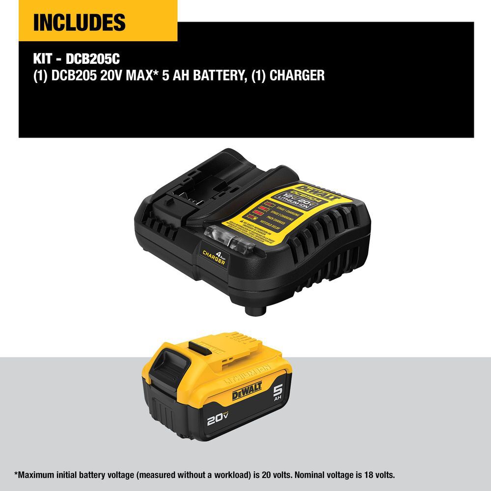 DEWALT 20V MAX 5 AH Starter Kit, large image number 3