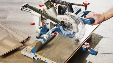 Bosch PROFACTOR 18V Surgeon Miter Saw Kit 7 1/4in Single Bevel Slide with CORE18V 8.0 Ah PROFACTOR Performance Battery, large image number 11