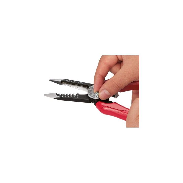 Milwaukee 6-In-1 Combination Plier, 6 and 10 Inch Straight Jaw Plier Set Bundle, large image number 3