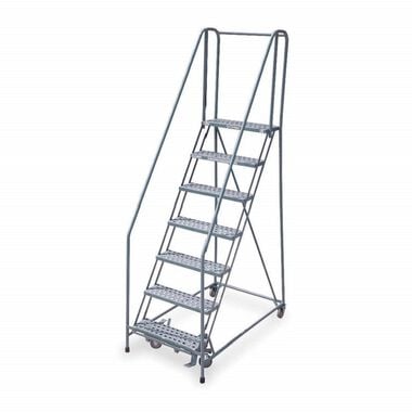 Cotterman Series 1000 7 Step X 26in W A3 Tread Step Ladder w/handrails, large image number 0