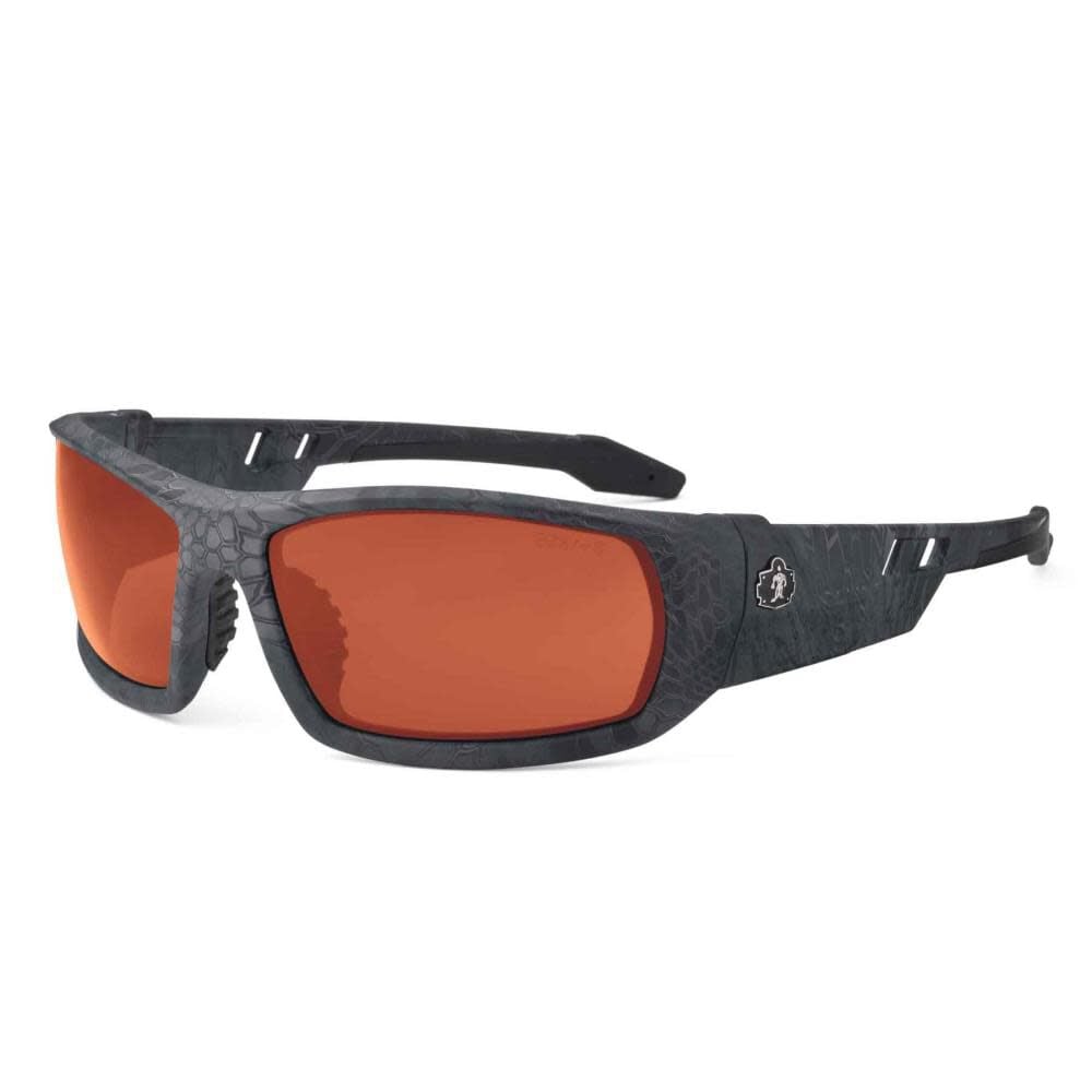Ergodyne Skullerz Odin Safety Glasses, Clear Lens, Typhon Frame – 50500