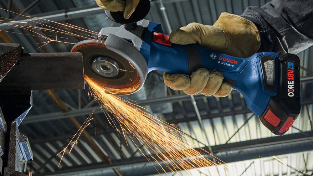 Bosch 18V Angle Grinder Kit 4-1/2 Inch Reconditioned, large image number 7