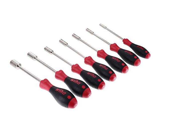 Wiha SoftFinish Cushion Grip Inch Nut Driver Set 7 piece, large image number 1