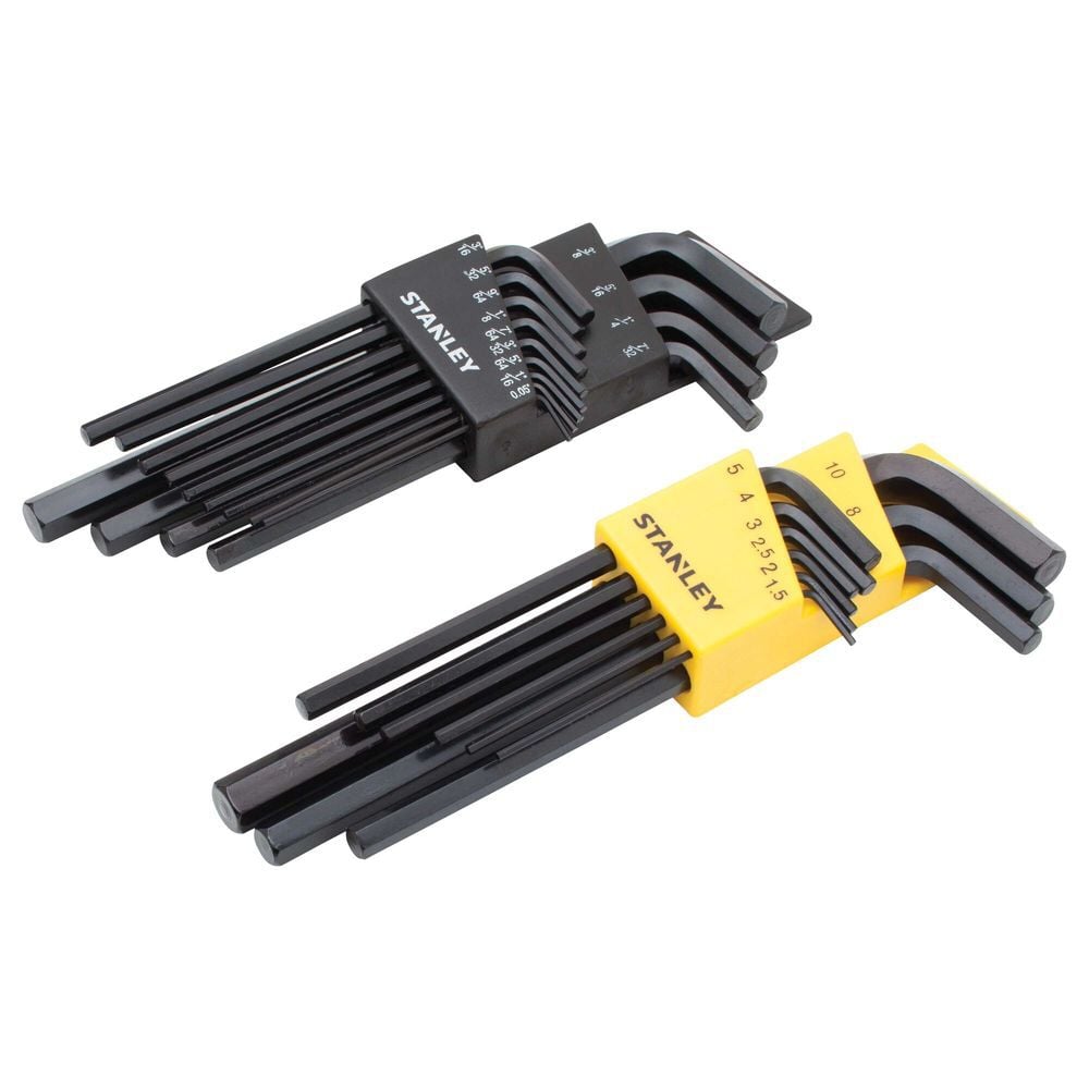 Stanley Hex Keys, Metric and SAE, Propeller Turner Set of 22, large image number 1