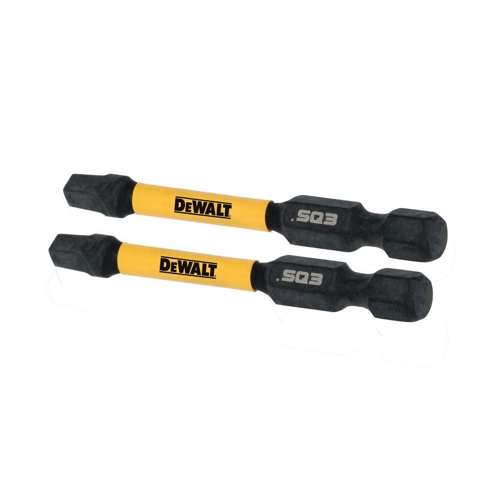 DEWALT Elite Series 2-1/4 Inch SQ3 Bits, 2 Pieces, large image number 4
