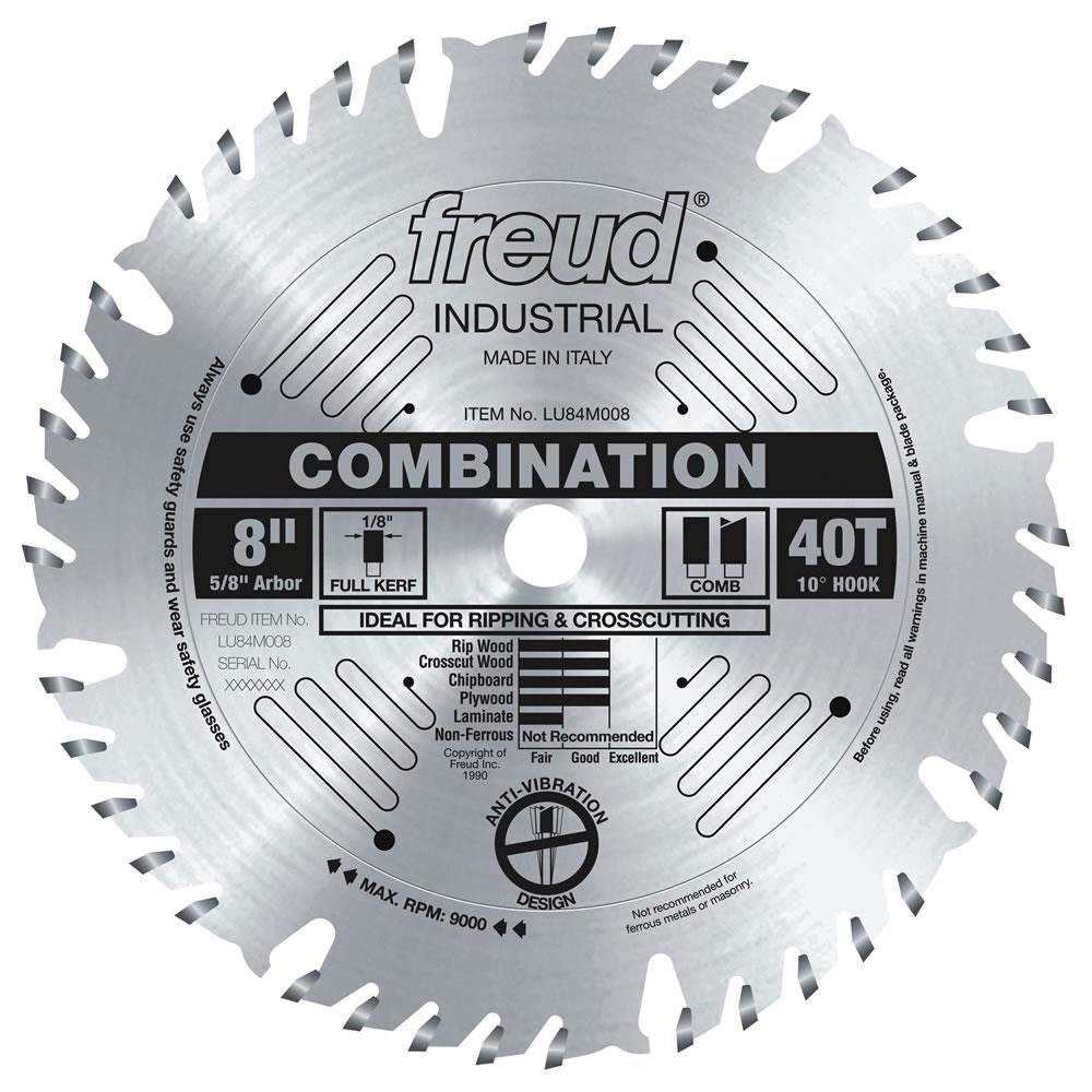 Freud 8in Combination Blade, large image number 1