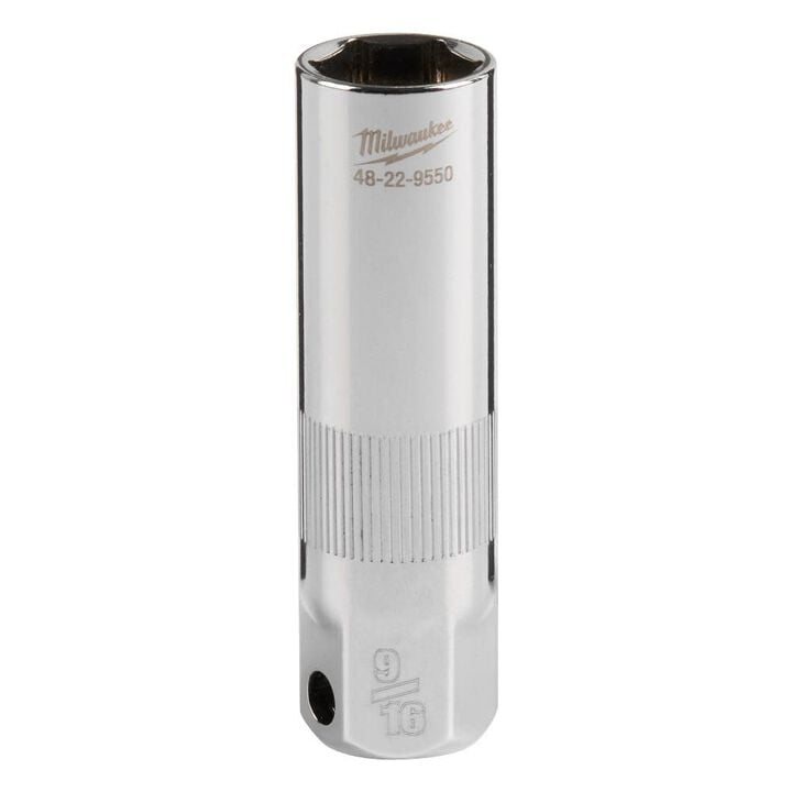 Milwaukee 3/8in Drive 9/16in Spark Plug Socket, large image number 0