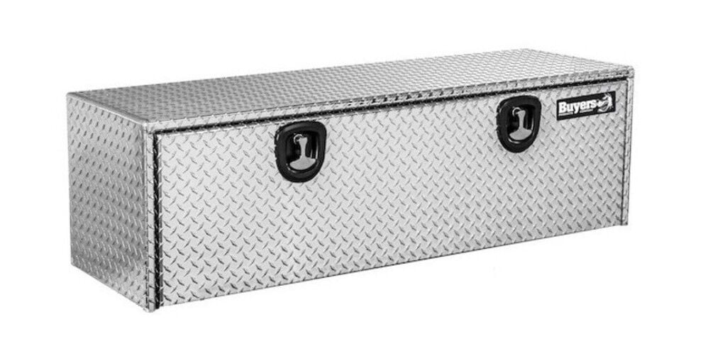 Buyers Products Company 18x18x48 Inch Diamond Tread Aluminum Underbody Truck Box, large image number 1