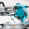 Makita 10in Dual-Bevel Sliding Compound Miter Saw with Laser and Stand, small image number 3