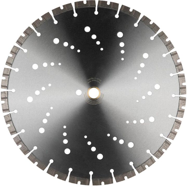 Makita Promotional Thin Kerf 14 Inch Segmented Turbo Rim Diamond Blade for Reinforced Concrete and Brick, large image number 4