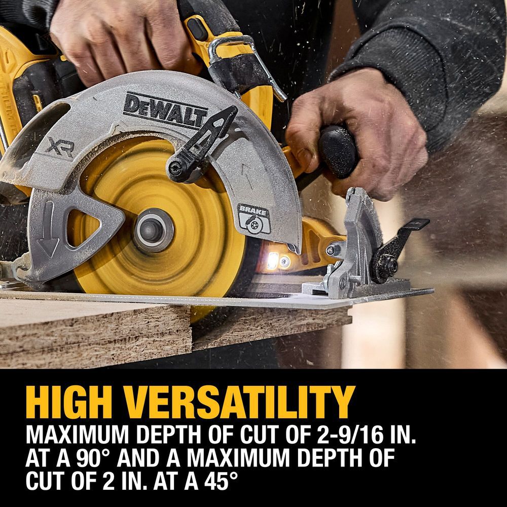 DEWALT 20V MAX XR 7-1/4 Inch Circular Saw Kit with XR POWERPACK, large image number 8