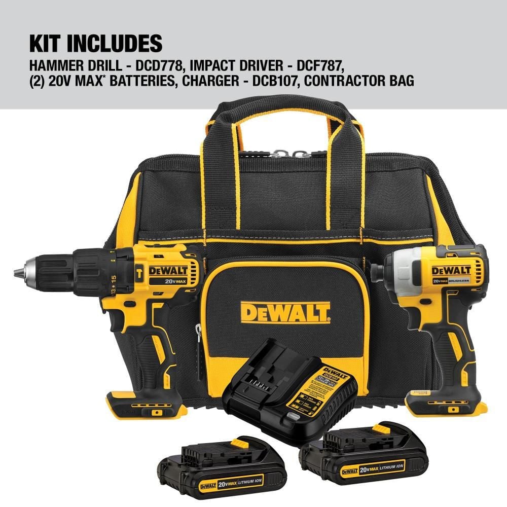 DEWALT 20V Brushless 2 Tool Combo Kit, large image number 9