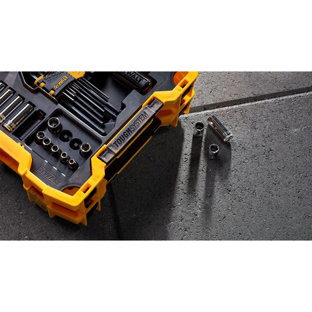 DEWALT Promotional 131 pc. 1/4 in. and 3/8 in. Mechanic Tool Set with TOUGHSYSTEM 2.0 Shallow Tool Trays, large image number 8
