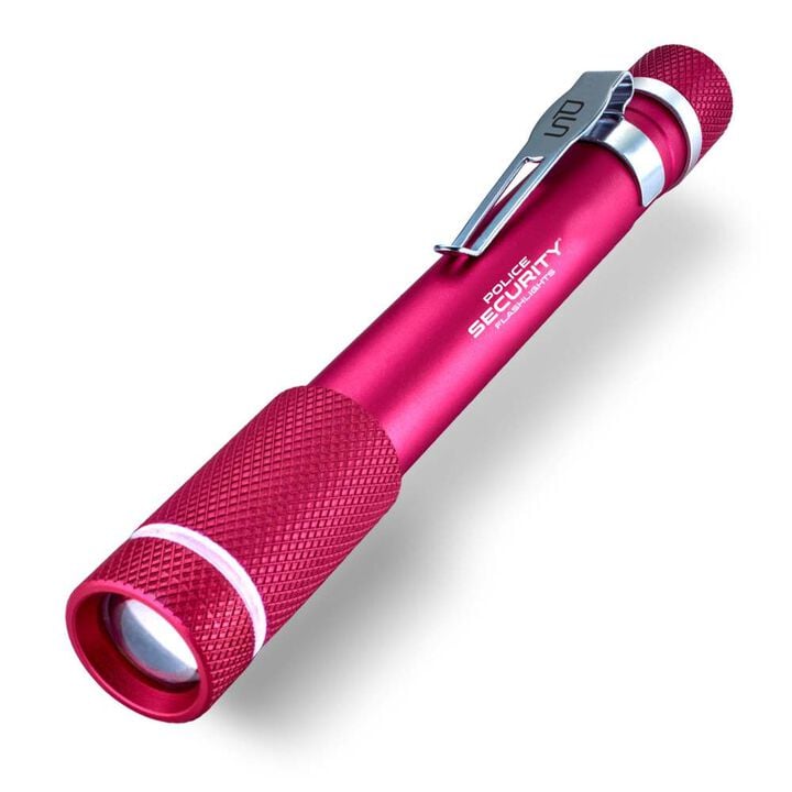 Police Security AURA 270 Lumens 2AAA Alkaline Pink Battery Powered Penlight